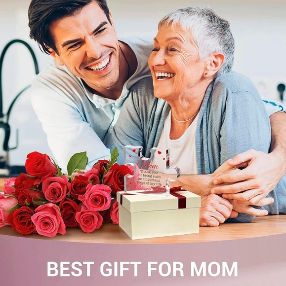 💙4/$20 MOM Acrylic Block Puzzel Piece - Picture 3 of 5